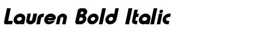 Lauren Bold Italic - Download Thousands of Free Fonts at FontZone.net