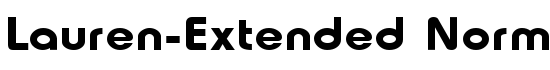 Lauren-Extended Normal - Download Thousands of Free Fonts at FontZone.net