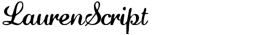 LaurenScript - Download Thousands of Free Fonts at FontZone.net