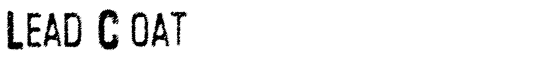 Lead Coat - Download Thousands of Free Fonts at FontZone.net