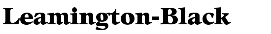 Leamington-Black - Download Thousands of Free Fonts at FontZone.net