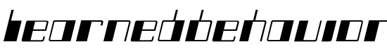 LearnedBehavior - Download Thousands of Free Fonts at FontZone.net