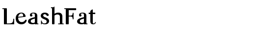 LeashFat - Download Thousands of Free Fonts at FontZone.net