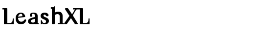 LeashXL - Download Thousands of Free Fonts at FontZone.net