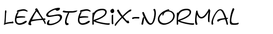LeAsterix-Normal - Download Thousands of Free Fonts at FontZone.net