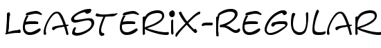 Leasterix-Regular - Download Thousands of Free Fonts at FontZone.net
