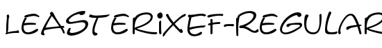 LeAsterixEF-Regular - Download Thousands of Free Fonts at FontZone.net