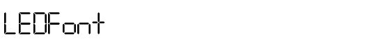 LEDFont - Download Thousands of Free Fonts at FontZone.net