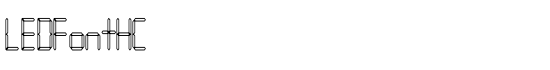 LEDFontHC - Download Thousands of Free Fonts at FontZone.net