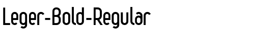 Leger-Bold-Regular - Download Thousands of Free Fonts at FontZone.net