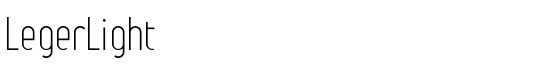 LegerLight - Download Thousands of Free Fonts at FontZone.net