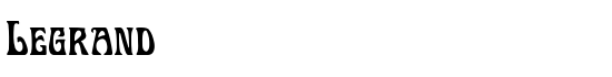 Legrand - Download Thousands of Free Fonts at FontZone.net