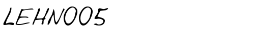 LEHN005 - Download Thousands of Free Fonts at FontZone.net