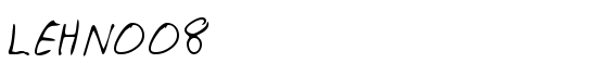 LEHN008 - Download Thousands of Free Fonts at FontZone.net