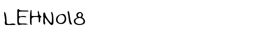 LEHN018 - Download Thousands of Free Fonts at FontZone.net