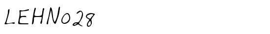 LEHN028 - Download Thousands of Free Fonts at FontZone.net