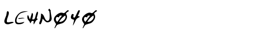 LEHN040 - Download Thousands of Free Fonts at FontZone.net