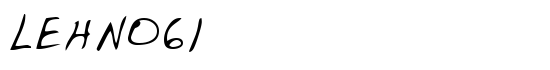 LEHN061 - Download Thousands of Free Fonts at FontZone.net