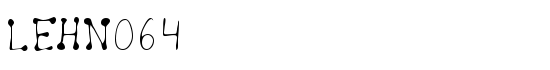 LEHN064 - Download Thousands of Free Fonts at FontZone.net