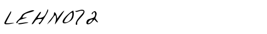 LEHN072 - Download Thousands of Free Fonts at FontZone.net