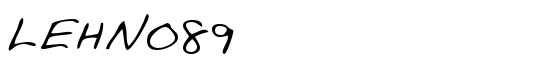 LEHN089 - Download Thousands of Free Fonts at FontZone.net