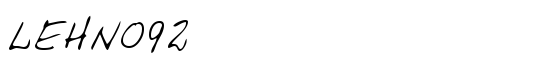 LEHN092 - Download Thousands of Free Fonts at FontZone.net