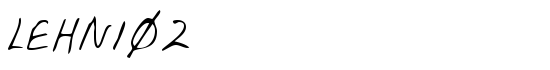 LEHN102 - Download Thousands of Free Fonts at FontZone.net