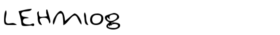 LEHN108 - Download Thousands of Free Fonts at FontZone.net