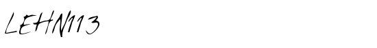 LEHN113 - Download Thousands of Free Fonts at FontZone.net