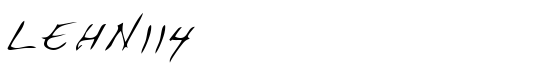 LEHN114 - Download Thousands of Free Fonts at FontZone.net