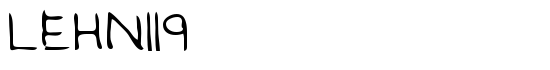 LEHN119 - Download Thousands of Free Fonts at FontZone.net