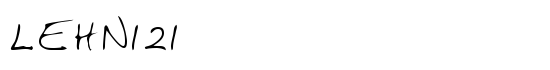 LEHN121 - Download Thousands of Free Fonts at FontZone.net