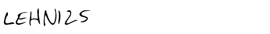 LEHN125 - Download Thousands of Free Fonts at FontZone.net