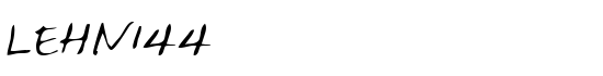 LEHN144 - Download Thousands of Free Fonts at FontZone.net