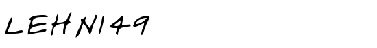 LEHN149 - Download Thousands of Free Fonts at FontZone.net