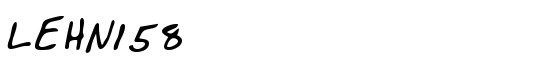 LEHN158 - Download Thousands of Free Fonts at FontZone.net