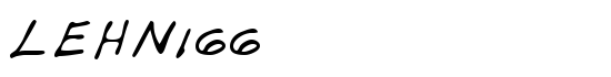 LEHN166 - Download Thousands of Free Fonts at FontZone.net
