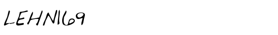 LEHN169 - Download Thousands of Free Fonts at FontZone.net