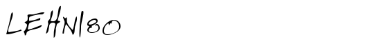 LEHN180 - Download Thousands of Free Fonts at FontZone.net