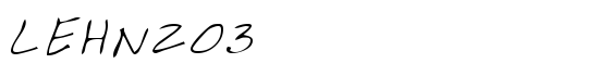 LEHN203 - Download Thousands of Free Fonts at FontZone.net