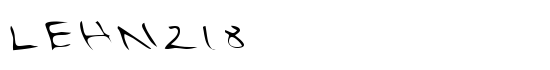 LEHN218 - Download Thousands of Free Fonts at FontZone.net