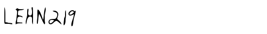 LEHN219 - Download Thousands of Free Fonts at FontZone.net