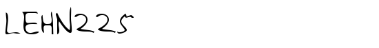 LEHN225 - Download Thousands of Free Fonts at FontZone.net