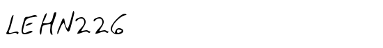 LEHN226 - Download Thousands of Free Fonts at FontZone.net