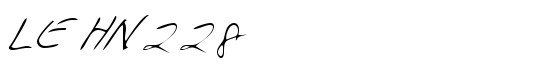 LEHN228 - Download Thousands of Free Fonts at FontZone.net