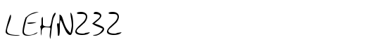 LEHN232 - Download Thousands of Free Fonts at FontZone.net