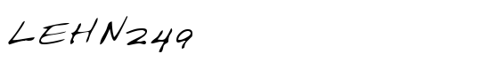 LEHN249 - Download Thousands of Free Fonts at FontZone.net