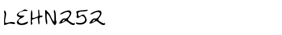 LEHN252 - Download Thousands of Free Fonts at FontZone.net