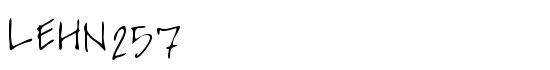 LEHN257 - Download Thousands of Free Fonts at FontZone.net