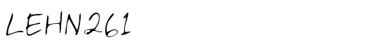 LEHN261 - Download Thousands of Free Fonts at FontZone.net
